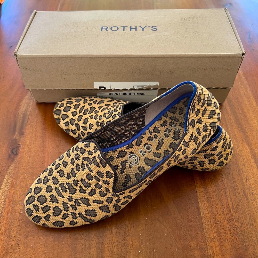 Rothy’s The Loafer in Leopard size 10.5, color is discontinued
